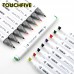 Touchfive 60er Farbe Twin Marker Stifte Permanentmarker Innenarchitektur Set